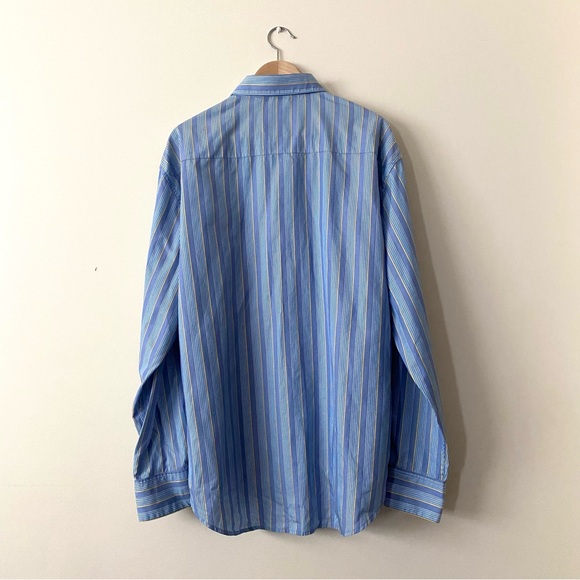 Robert Graham Button Down Embroidered Shirt Flip Cuff Abstract Art Size 2XL - Picture 12 of 13